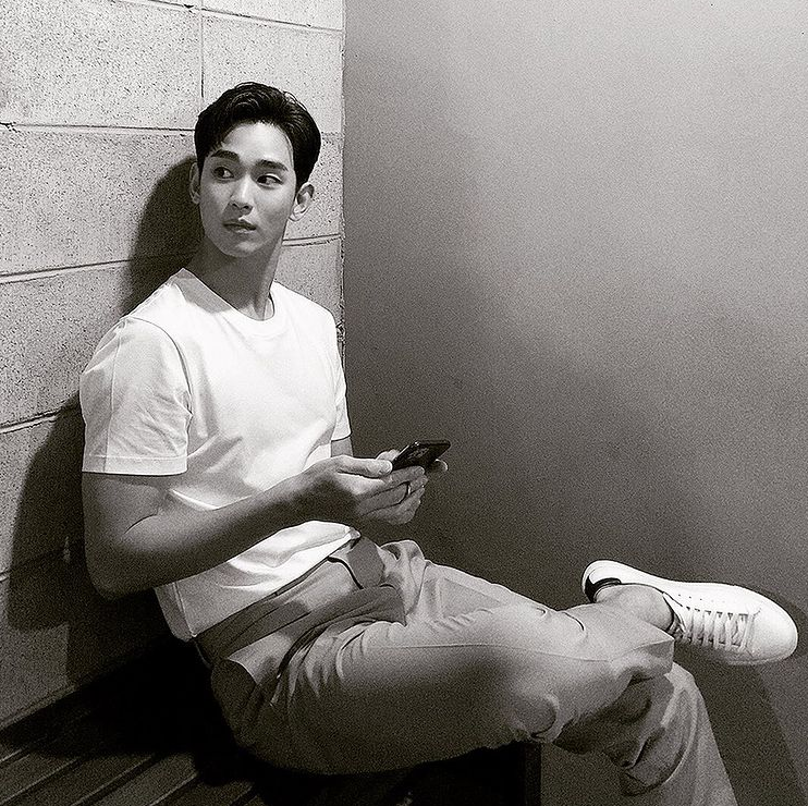 Star Status Kim Soo-hyun Instagram Black-and-White Picture Height Age