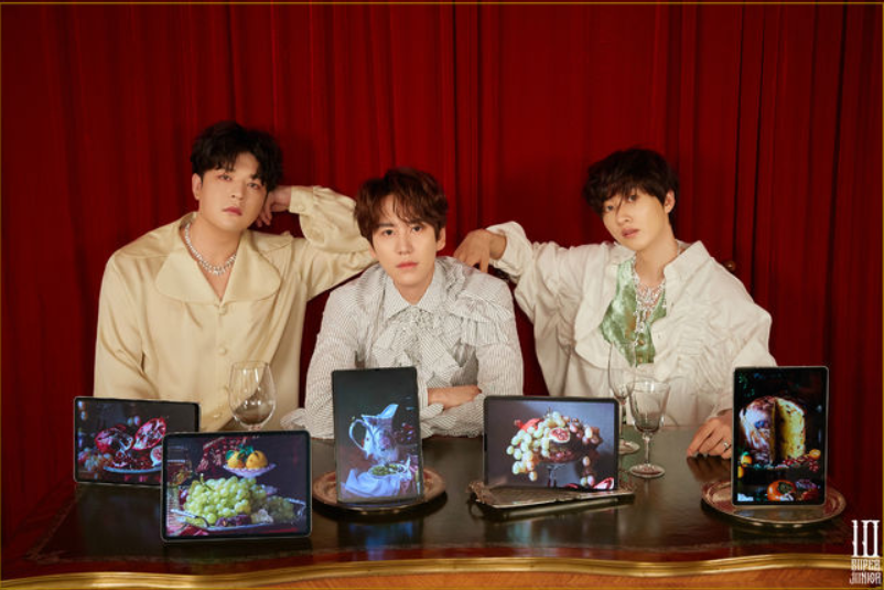 Super Junior’s Shindong x Eunhyuk x Kyuhyun ‘Multiple Talents’ unit teaser release, frill shirt + Luxury atmosphere