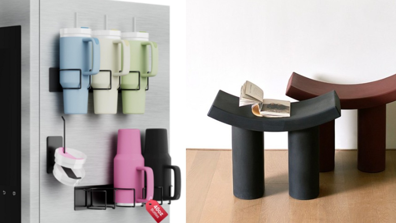 1375 자석 텀블러 정리대 & 미니맥시 도리스툴 체어