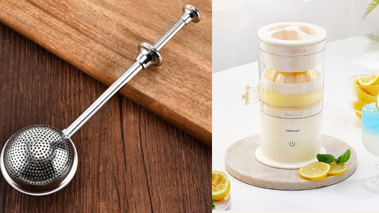 1389 티 인퓨저 & 위즈웰 스퀴저 무선 착즙기