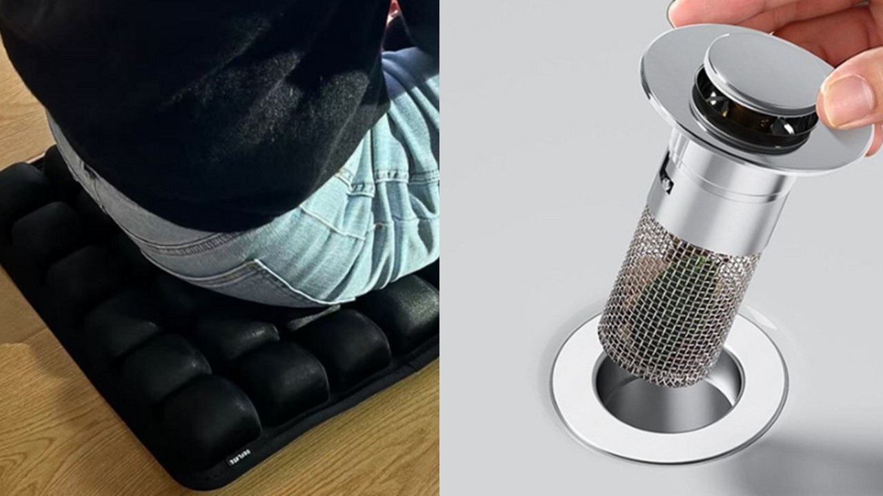 1385 에어 방석 & 세면대 마개 트랩 물마개