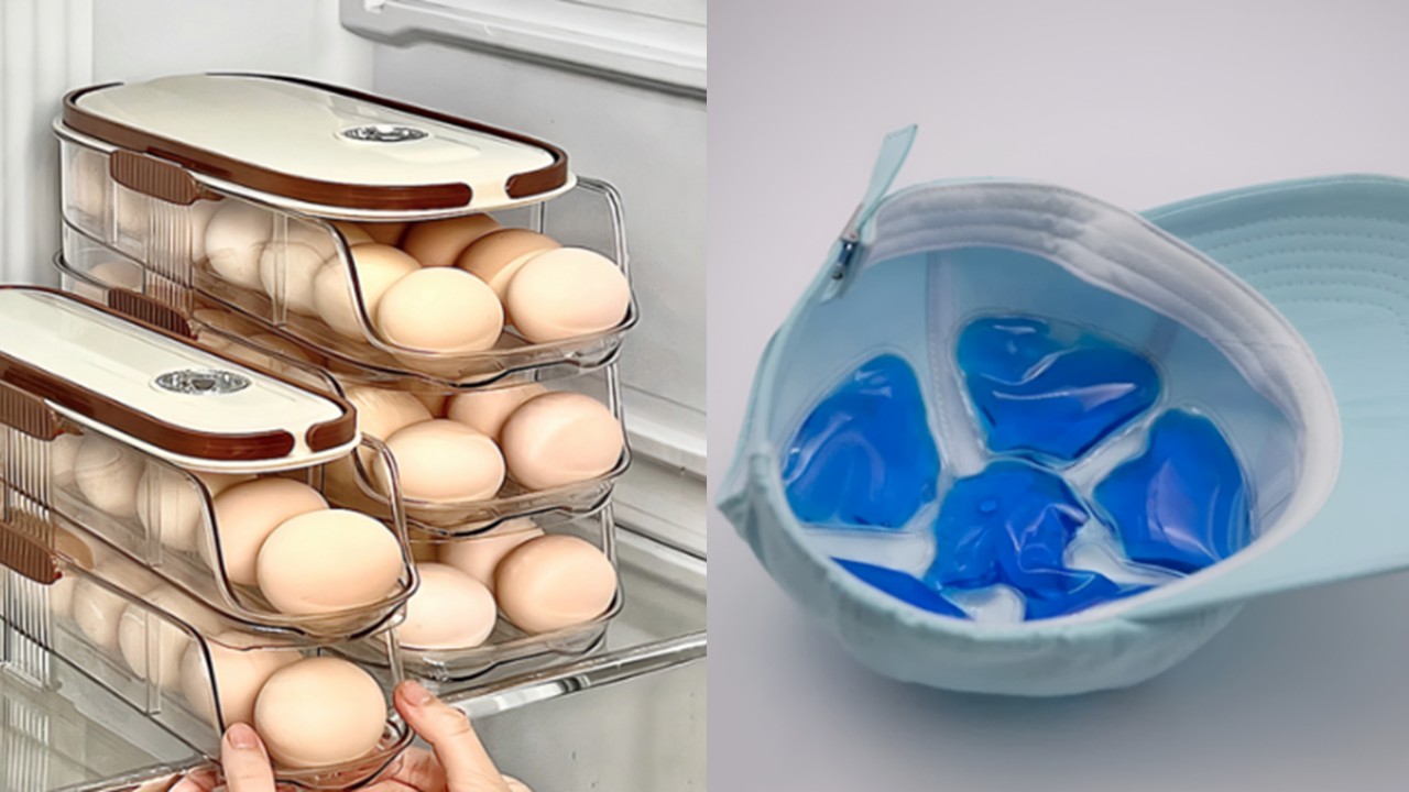 1404 계란 정리함 트레이 & 모자 아이스팩