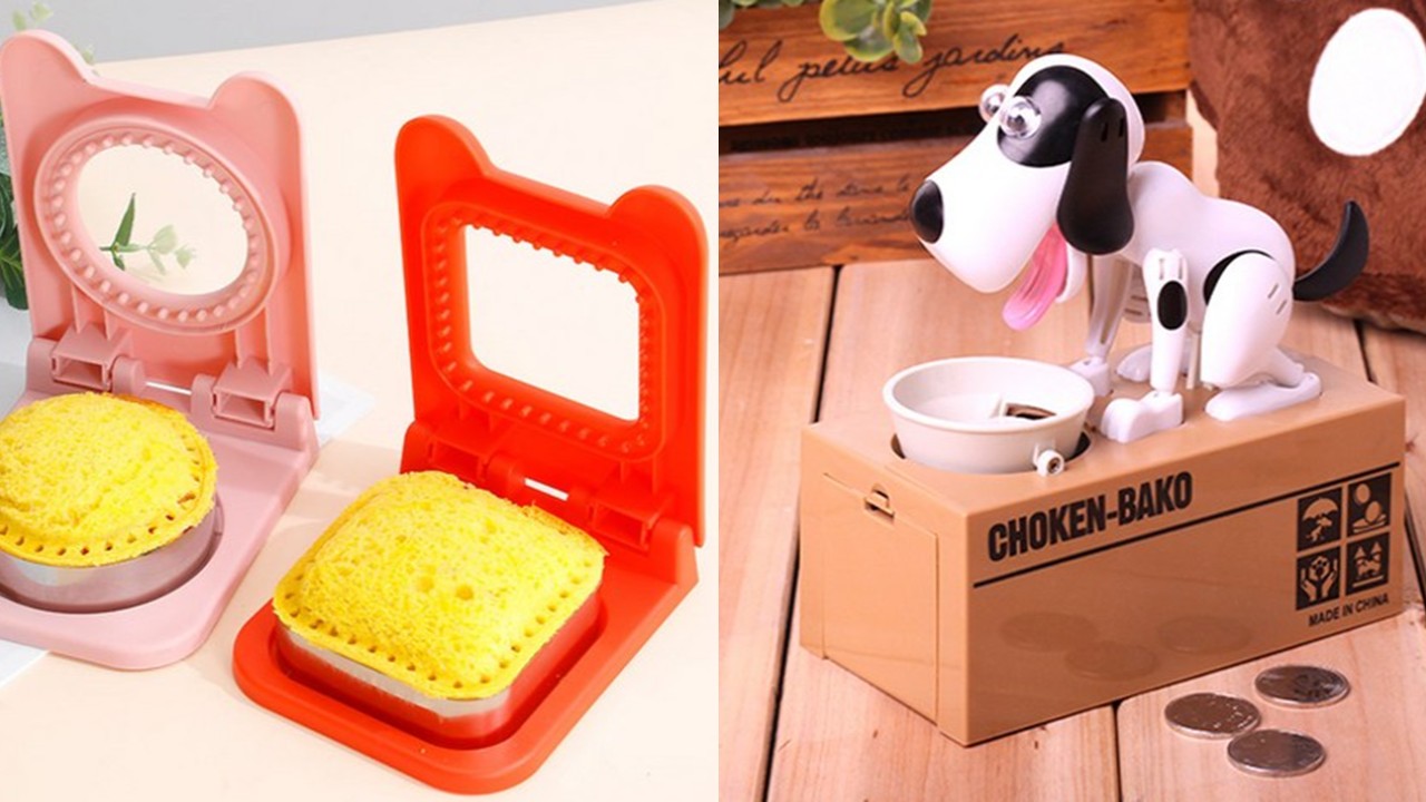 1420 사각 샌드위치 메이커 & 동전 먹는 강아지 저금통