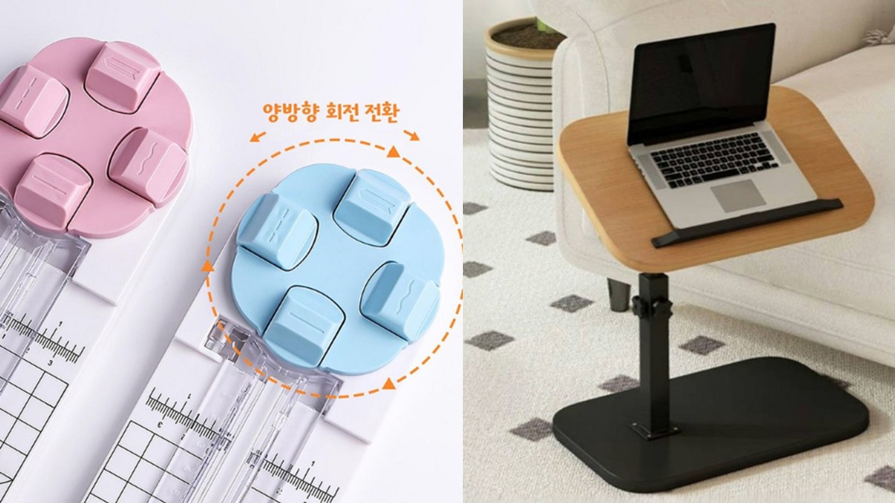 1432 종이 재단기 & 사이드테이블 높이 조절 독서대