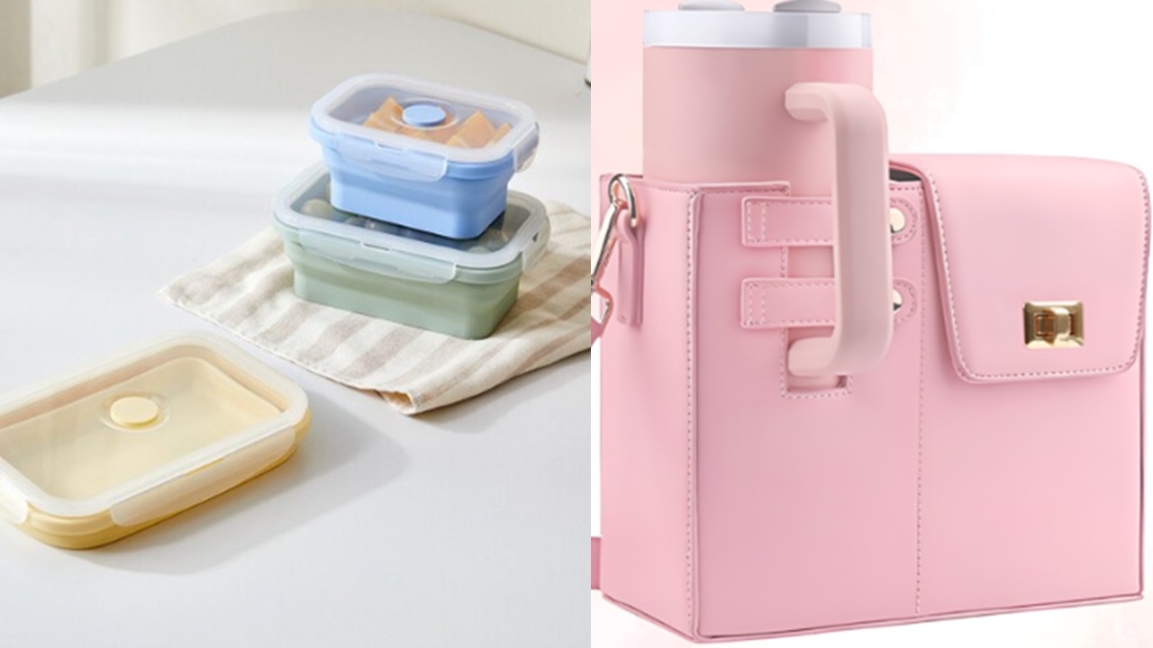 1440 실리콘 밀폐용기 & 텀블러 가방