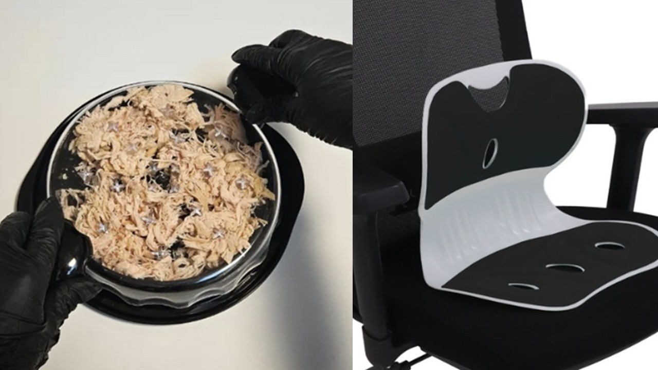 1469 닭가슴살 찢기 슬라이서 & 바른자세 등받이