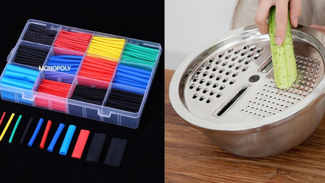 1486 열 수축 튜브 & 스테인레스 올인원 강판 볼 세트