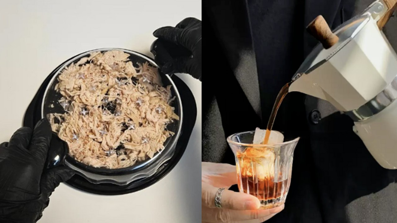 1500 닭가슴살 찢기 슬라이서 & 1인용 홈카페 모카포트