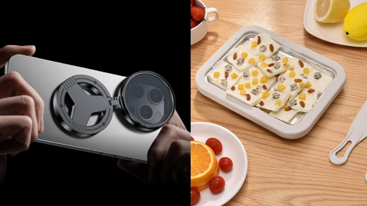 1517 스마트폰 맥세이프 편광필터 & 철판 아이스크림 메이커