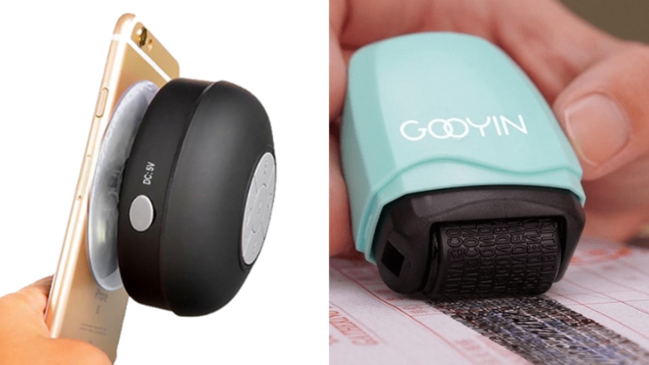 1536 송장 지우개 & 방수 흡착 블루투스 스피커