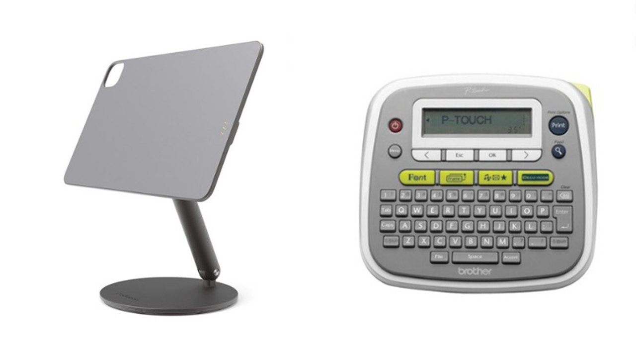 1529 아이패드 마그네틱 무선충전 거치대 & 스티커 제작 라벨 프린터