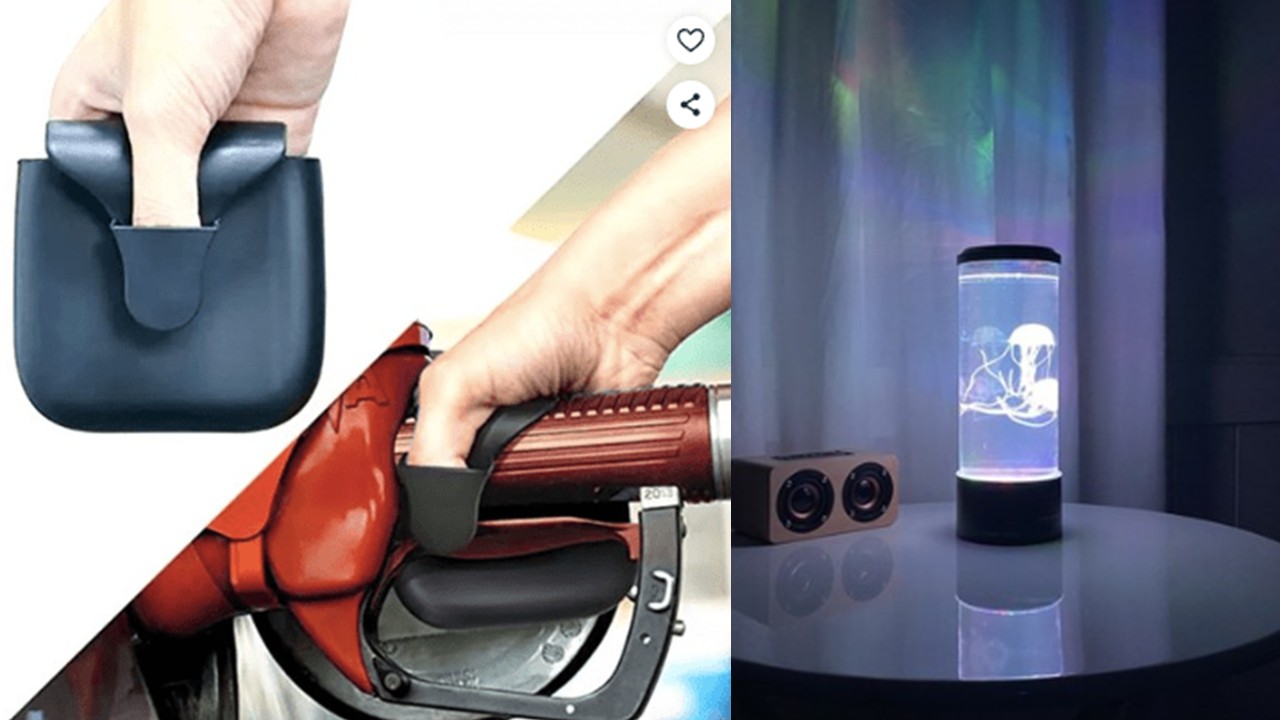 1545 실리콘 보호 장갑 & 해파리 무드등