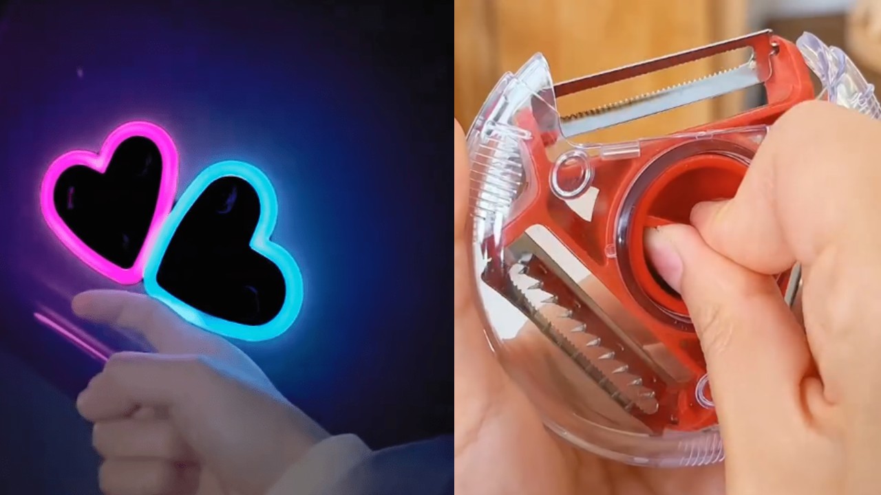 1549 차량용 하트 네온사인 & 3in1 멀티 채칼