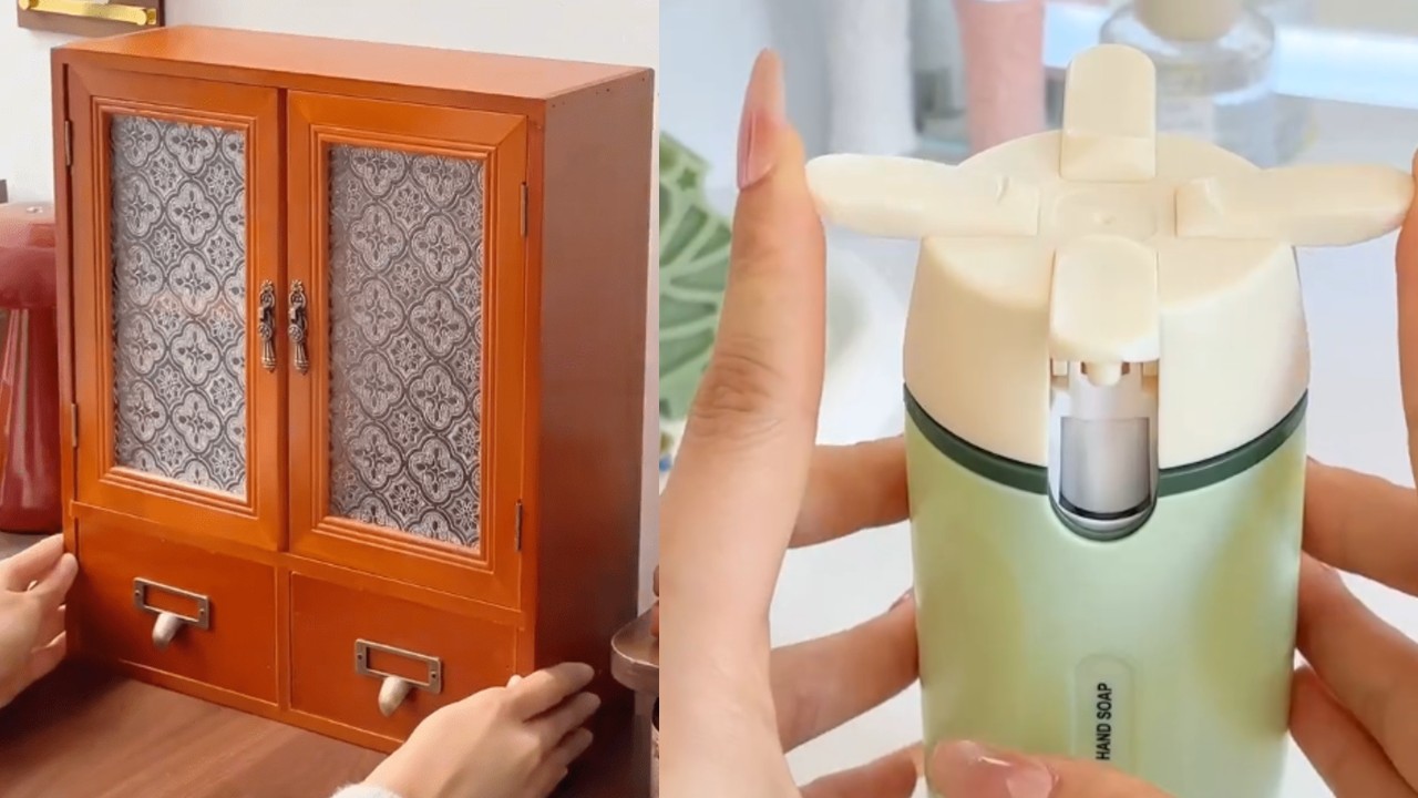 1551 빈티지 앤틱 수납장 & 4in1 여행 리필 공병세트