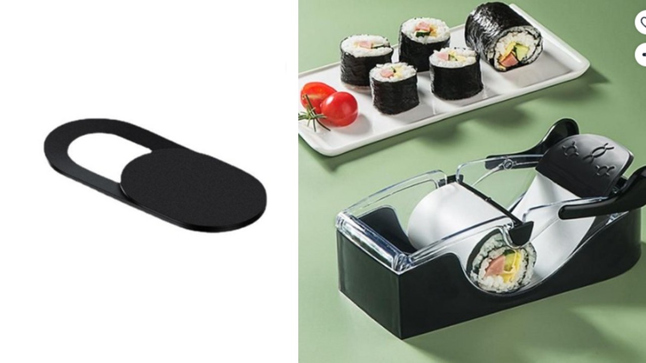1538 카메라 사생활 보호 커버 & 자동 김밥 만들기 & 삼각김밥 주먹밥 틀
